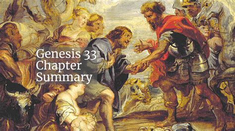 Genesis 33 Chapter Summary